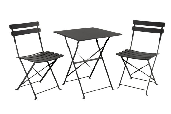 1541935-1 Café set Brafab Ponte Black