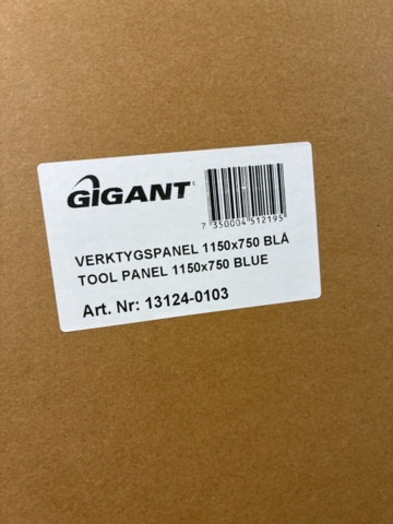 1542031-3 Tool panel Giant Blue D1150x750mm