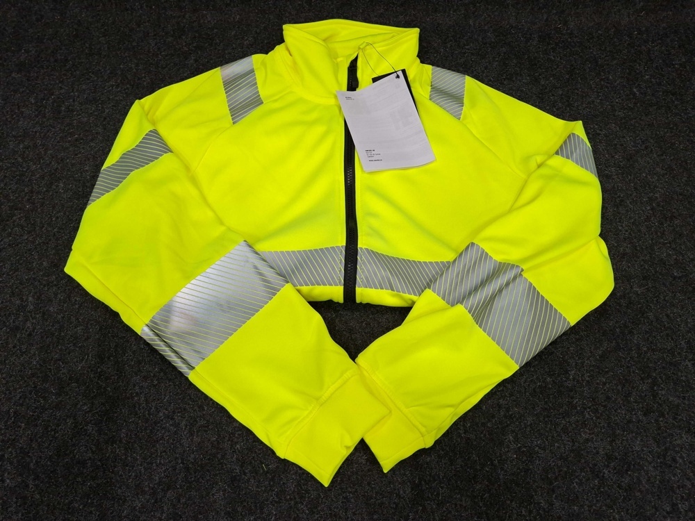 1542101-2 Sweatshirt Gesto Fullzip warning Essential G228 Yellow, Size M