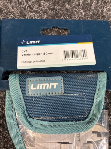 1542340-6 3 pcs Calipers Limit 150 mm