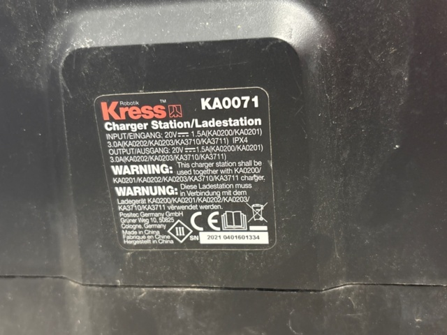 1368679-17 Robotgräsklippare 2 st med laddstation - Kress KR121E / KR101E