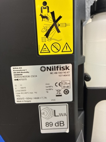 1542345-24 High pressure washer Nilfisk MC 4M-180/740 XT 400/3/50