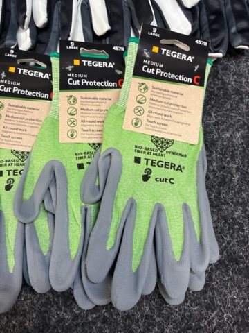 1542350-2 14 pcs Work gloves Balance & Tegera, Size 9