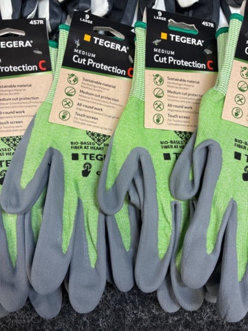 1542350-3 14 pcs Work gloves Balance & Tegera, Size 9