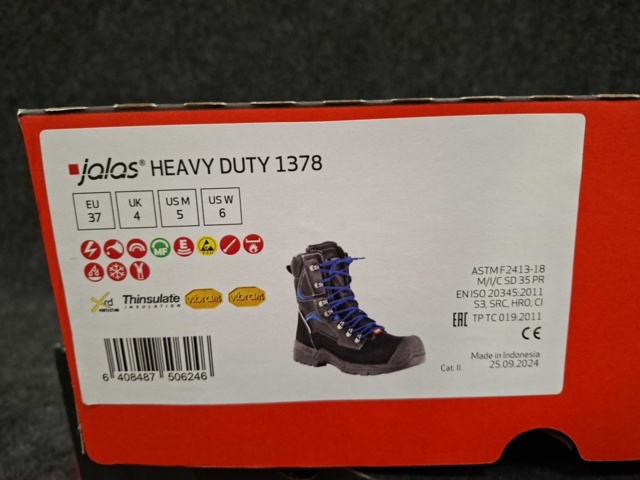1542127-5 Safety boot Jalas 1378 Heavy Duty, Size 37