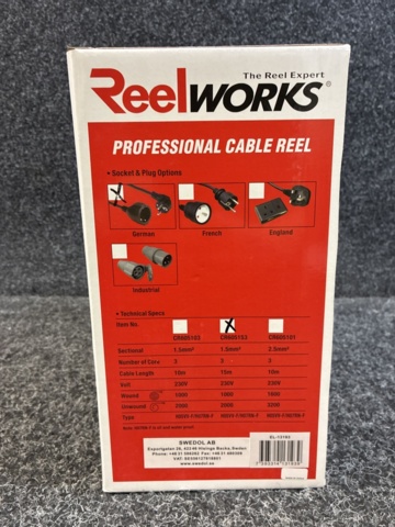 1542364-4 Kabelvinda Reelworks 230V