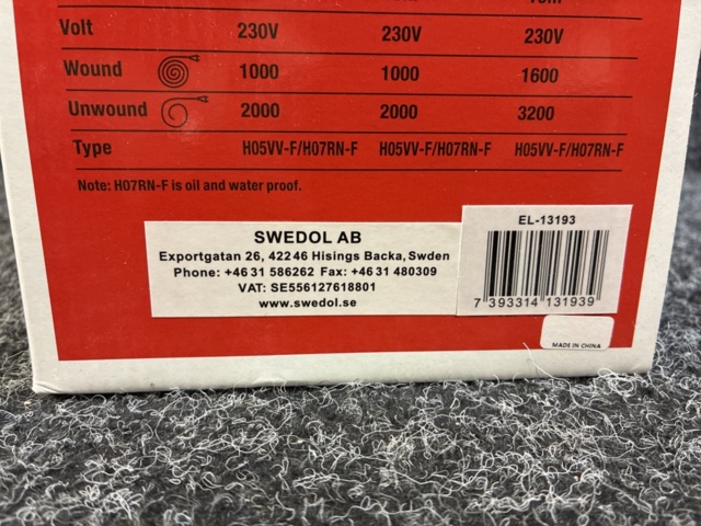 1542364-6 Kabelvinda Reelworks 230V