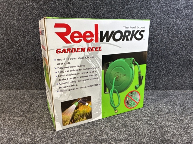 1542367-1 Wall-mounted hose reel Reelworks Garden Reel