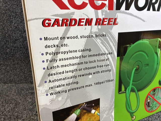 1542367-2 Wall-mounted hose reel Reelworks Garden Reel