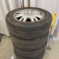 1511315-14 Summer tires on 17" aluminum rims - Continental & Mercedes Benz