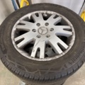 1511315-3 Summer tires on 17" aluminum rims - Continental & Mercedes Benz