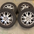 1511315-15 Summer tires on 17" aluminum rims - Continental & Mercedes Benz