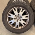 1511315-6 Summer tires on 17" aluminum rims - Continental & Mercedes Benz