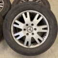 1511315-8 Summer tires on 17" aluminum rims - Continental & Mercedes Benz