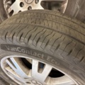 1511315-9 Summer tires on 17" aluminum rims - Continental & Mercedes Benz