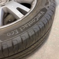 1511315-11 Summer tires on 17" aluminum rims - Continental & Mercedes Benz