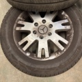1511315-12 Summer tires on 17" aluminum rims - Continental & Mercedes Benz