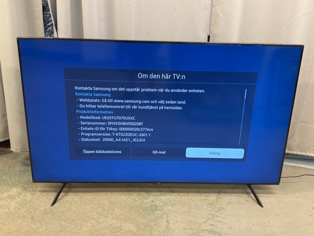 1511316-2 Smart TV 65" (Crystal UHD 4K) - Samsung