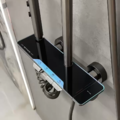 1540533-1 Takduschset med dubbla handtag Sanitary Ware - Grå/svart piano lack