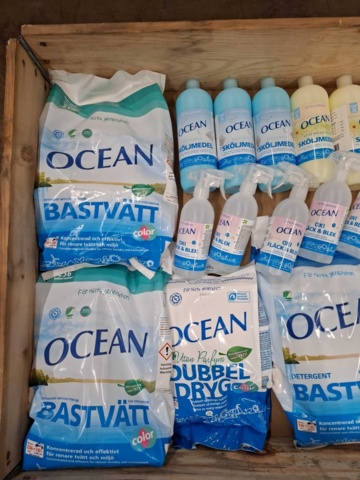 1542183-2 Parti med rengörings- och tvättprodukter, Ocean