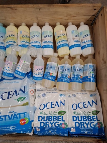 1542183-3 Parti med rengörings- och tvättprodukter, Ocean