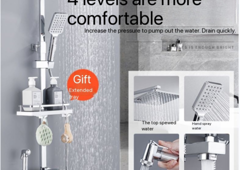 Takduschset Sanitary Ware - Silver