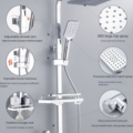 1540629-14 Sanitary Ware ceiling shower set - Silver