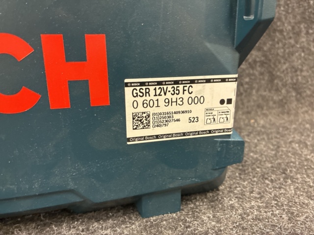 1542393-4 Screwdriver Bosch GSR 12V-35 FC