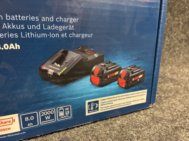 1542395-4 Battery set Bosch ProCORE18V+ 1600A02X03