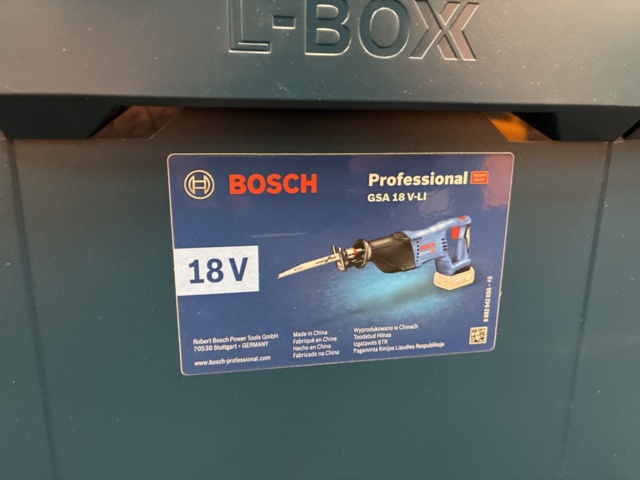 1542401-3 Reciprocating saw Bosch GSA 18 V-LI