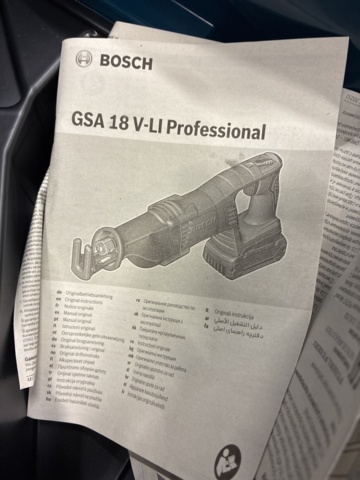 1542401-8 Reciprocating saw Bosch GSA 18 V-LI
