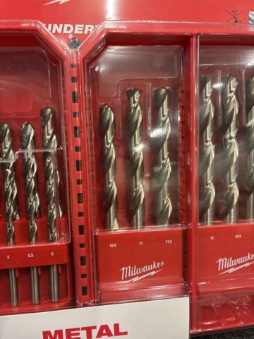 1542424-5 Metal drill set Milwaukee HSSG TW POF 25P