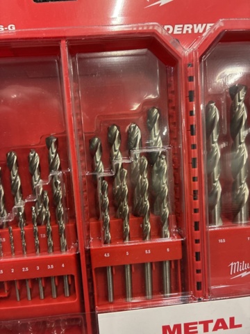 1542424-6 Metal drill set Milwaukee HSSG TW POF 25P