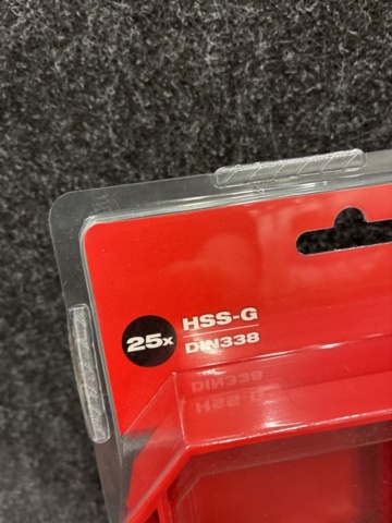 1542424-9 Metal drill set Milwaukee HSSG TW POF 25P