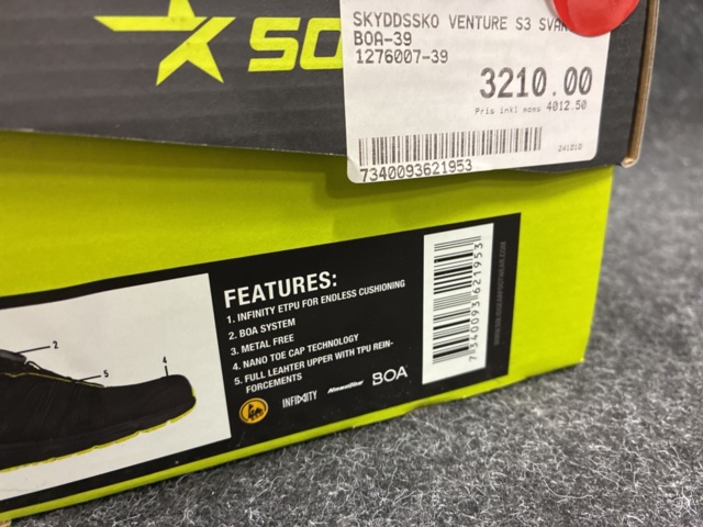 1542479-6 Safety shoes Solid Gear Venture, Size 39