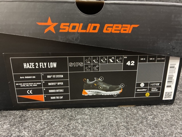 1542513-5 Skyddsskor Solid Gear Haze 2 Fly Low, Strl 42