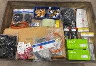 1542610 LPG hose, padlock, extension cords etc.