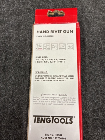 1542420-7 Rivet pliers Teng Tools HR30R