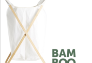 1529597 Tvättkorgar, 8 st - Bambu, hopfällbara