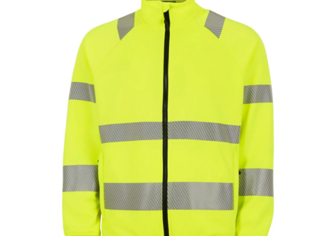 Sweatshirt Gesto Fullzip warning Essential G228 Yellow, Size M