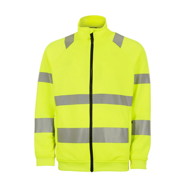1542101-1 Sweatshirt Gesto Fullzip warning Essential G228 Yellow, Size M