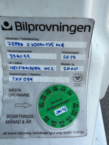 1368223-63 Skåpbil med öppningsbar sida - Mercedes-Benz Trucks Atego -2018