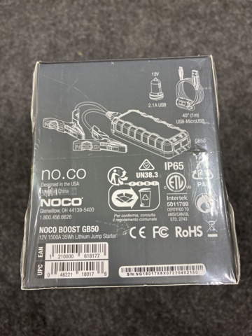 1542332-7 Booster NOCO Boost XL GB50
