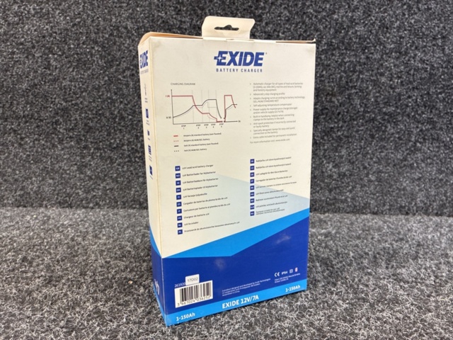 1542338-7 Batteriladdare Exide 7A 12V