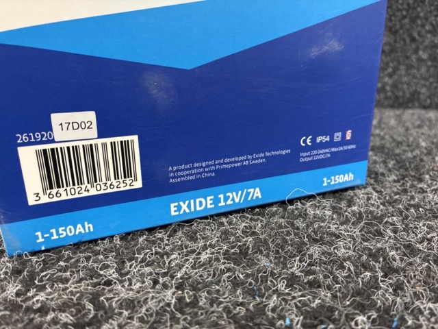 1542338-8 Batteriladdare Exide 7A 12V