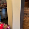 1475312-1 Metal storage cabinet with shelves