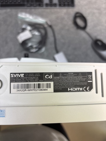 1542926-13 Vit Gaming Monitor, Svive PYX 34", 3440×1440
