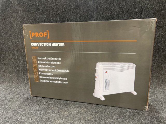 2 st Konvektorelement Prof Turbo 2000W