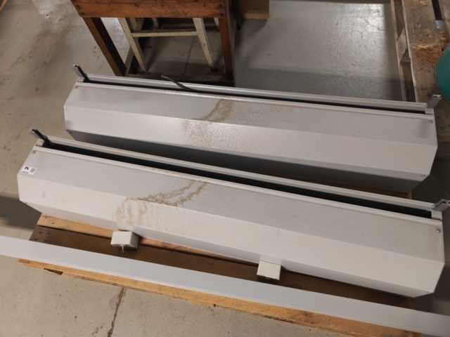 1485393-1 Electric slatted blinds 2 pcs