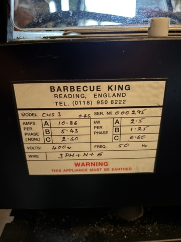 1475314-7 Varmhållningsbuffé serveringsdisk - Barbecue King CHS, Rotisserieugn Grillugn - Euro Grill TG 330 E